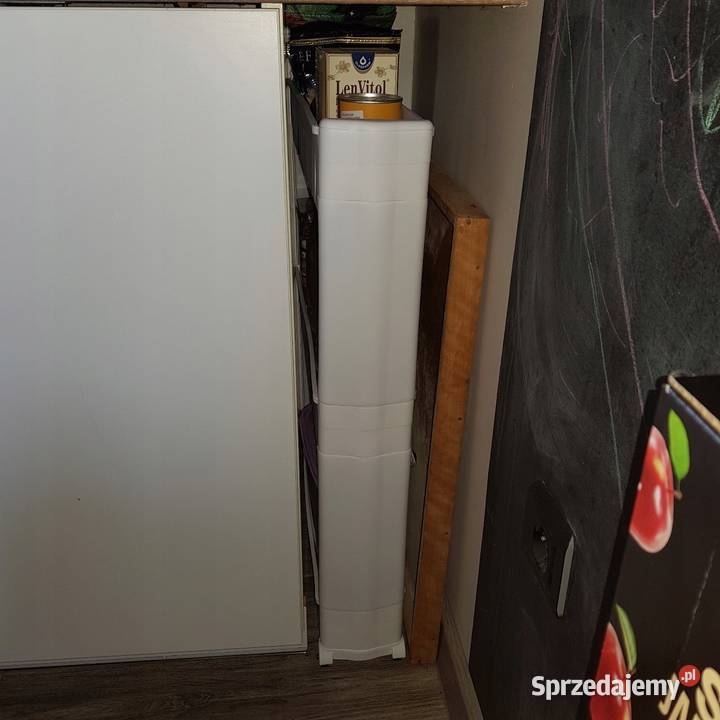 Łazienkowa szafka mobilna regał na kołach półka 72cm Kraków