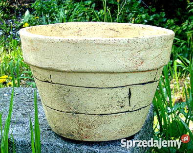 Ceramiczna donica ogrodowa 25 x 25 mrozoodporna