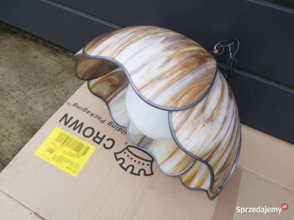Lampa wisząca witrażowa Aleksandrów Łódzki sprzedam