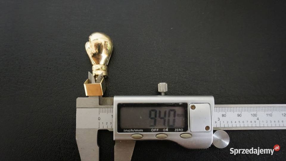 ZŁOTY WISIOREK ZAWIESZKA RĘKAWICA 26G Warszawa