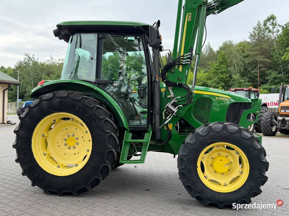 John Deere 5080M TUR Super Stan 5720 Claas 5090R Laskowiec
