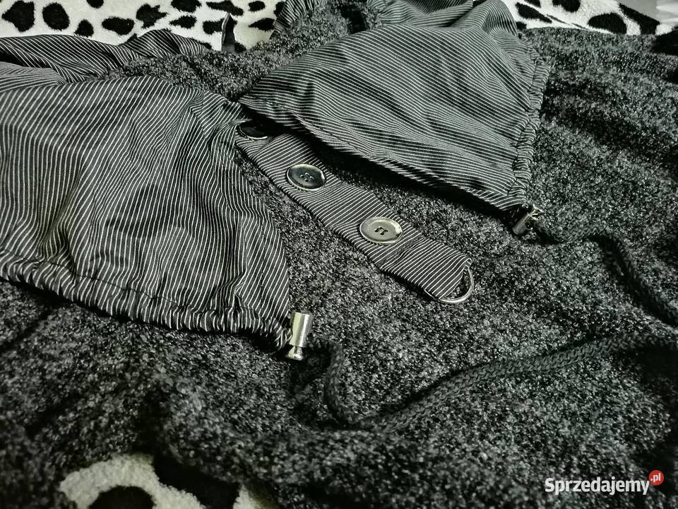 BYOUNG sweter dłuższy tunika szerszy rękaw czarny