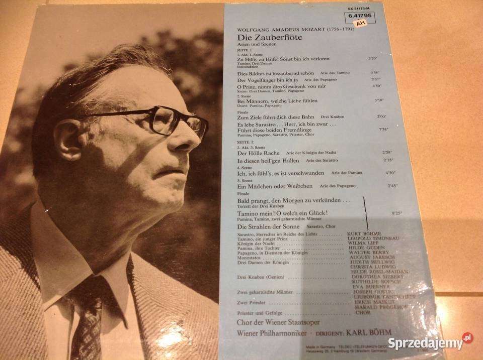 Płyta Winylowa MOZART Die Zauberflte Nowa Sól sprzedam