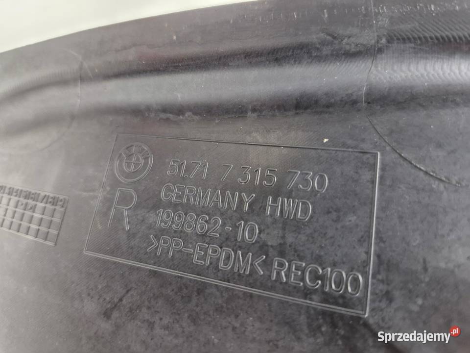 BMW G20 G21 NADKOLE OSŁONA BŁOTNIKA PRAWY PRZÓD sprzedam