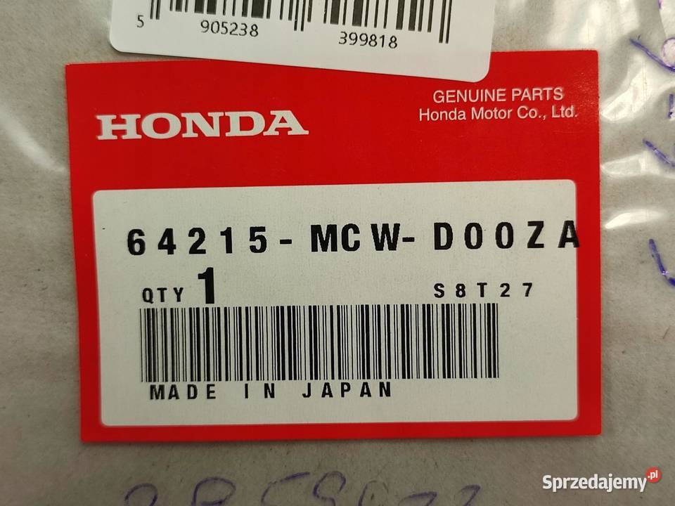 NAKLEJKA ELEMENT PRAWY BOCZEK HONDA VFR800 2002