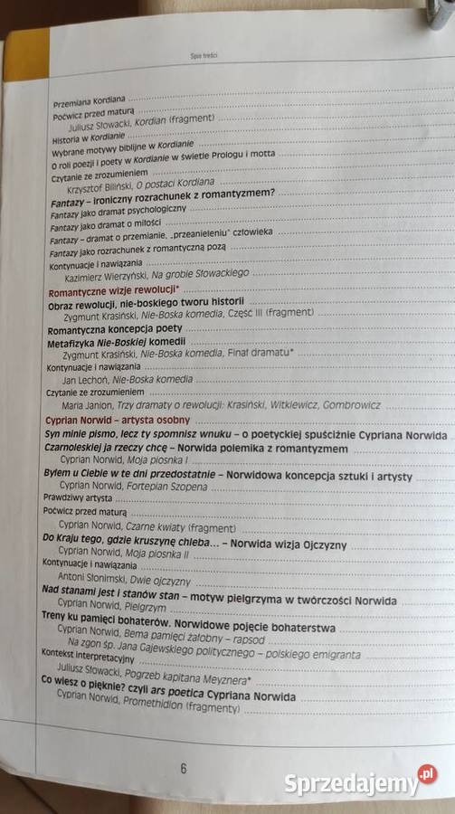 Romantyzm język polski 3 podręcznik Operon 2013 Katowice sprzedam