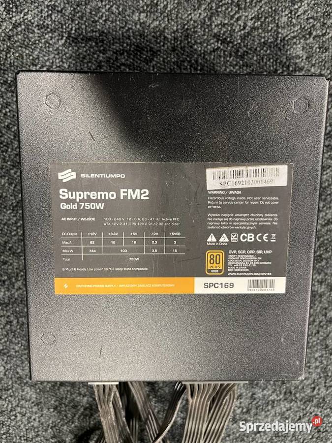 SilentiumPC Supremo FM2 750W mazowieckie Warszawa