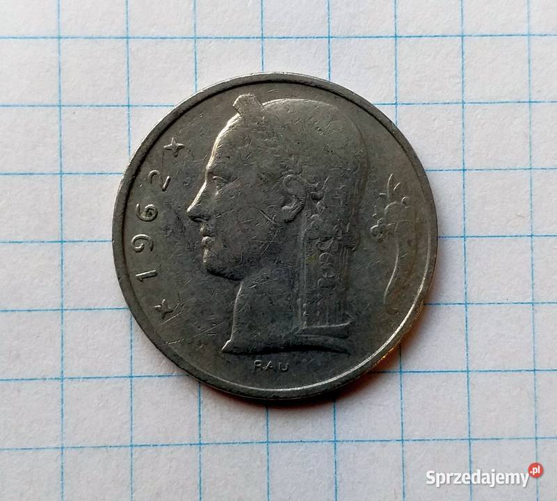 5 FRANKÓW 1962 BELGIA lubelskie Piszczac