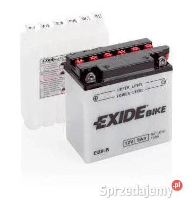 Akumulator motocyklowy EXIDE EB9B YB9B 12V 9Ah Akumulatory motocyklowe sprzedam