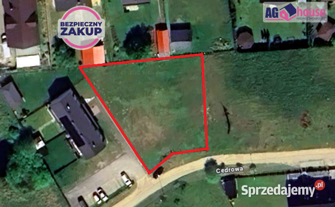 Działka 1225m2 Kębłowo