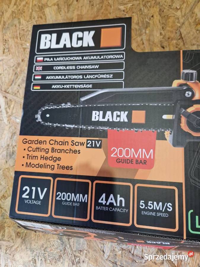 PIŁA łańcuchowa AKUMULATOROWA Pilarka drzewa Głogowa