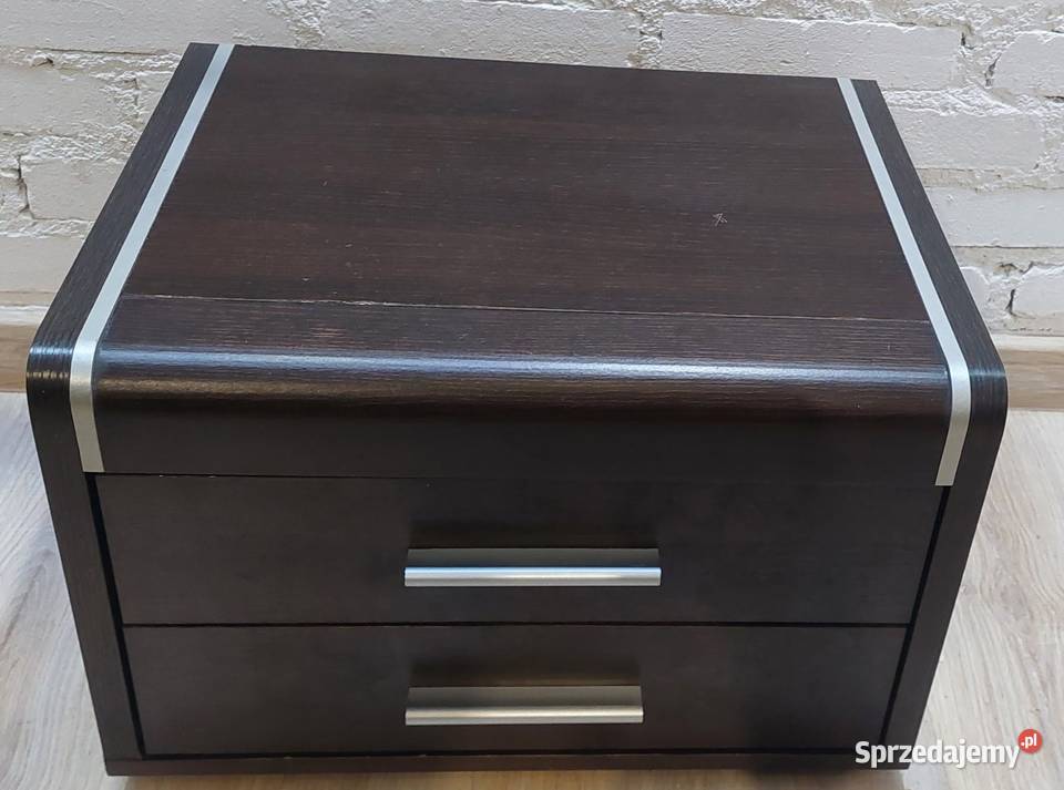 Szafka nocna WENGE 2 szuflady elegancka solidna Mińsk Mazowiecki