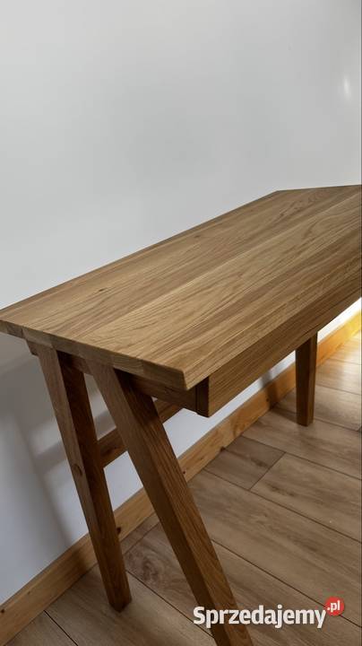 Dębowe biurko z szufladą Myślenice