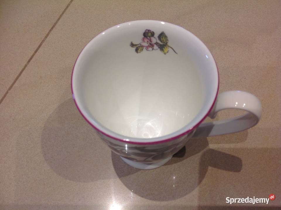 Kubek Filiżanka Porcelana MAHLWERCK STEPHANS wielokolorowy Nowa Sól sprzedam
