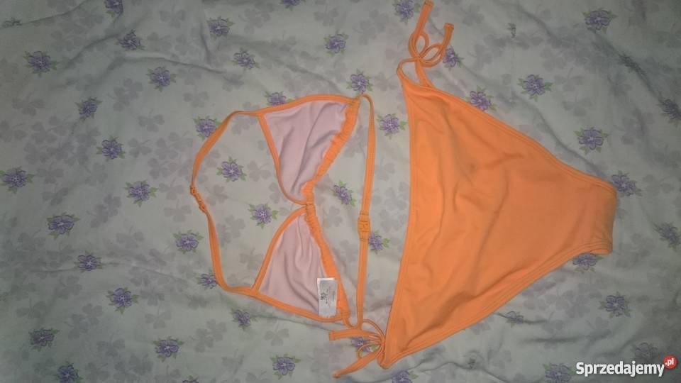 Sexi Kostium kąpielowy Neon Pomarańczowy Neon podlaskie Zambrów sprzedam