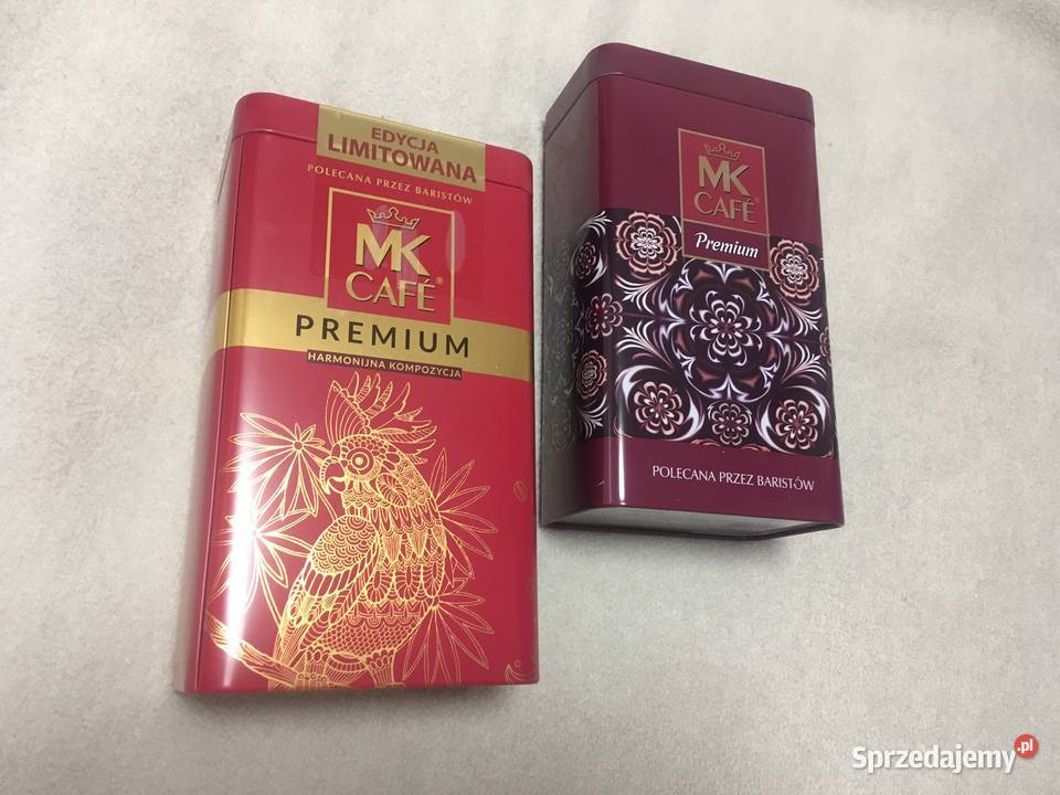 Puszki puszka kawie kawa MK CAFE Kołobrzeg sprzedam