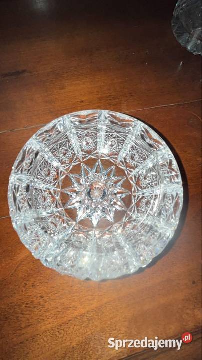 Kryształowa popielniczka Piękna Z czasów PRLu Porcelana i szkło Gdańsk