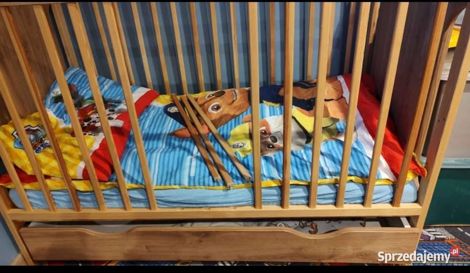 Drewniane łózko dziecka kujawsko-pomorskie