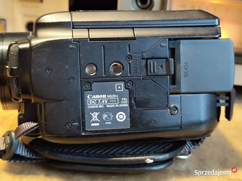 cyfrowa kamera Canon HG20 HDD 60GB Kamery Mosty