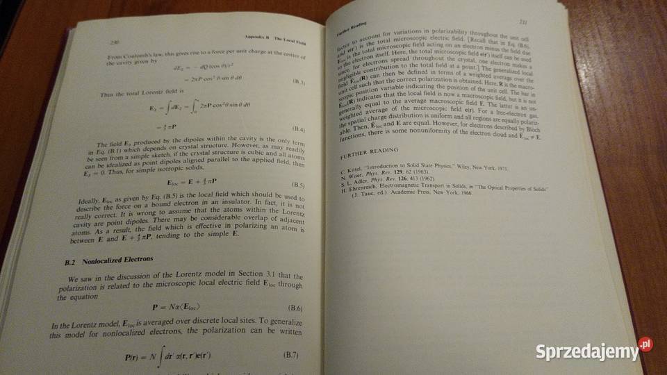 Optical properties of solids Frederick Wooten sprzedam