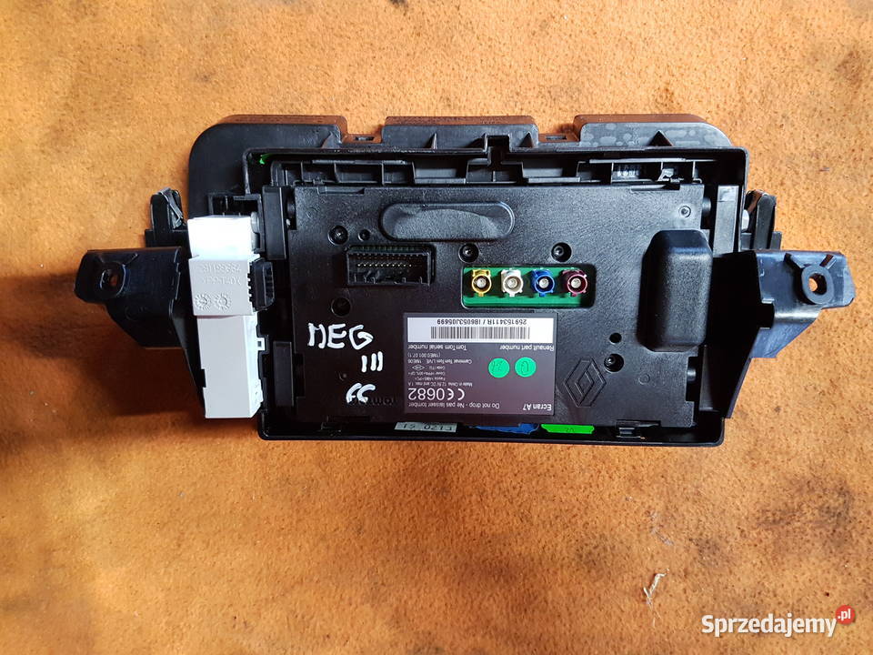RENAULT MEGANE III WYSWIETLACZ EKRAN NAWIGACJI GPS i akcesoria