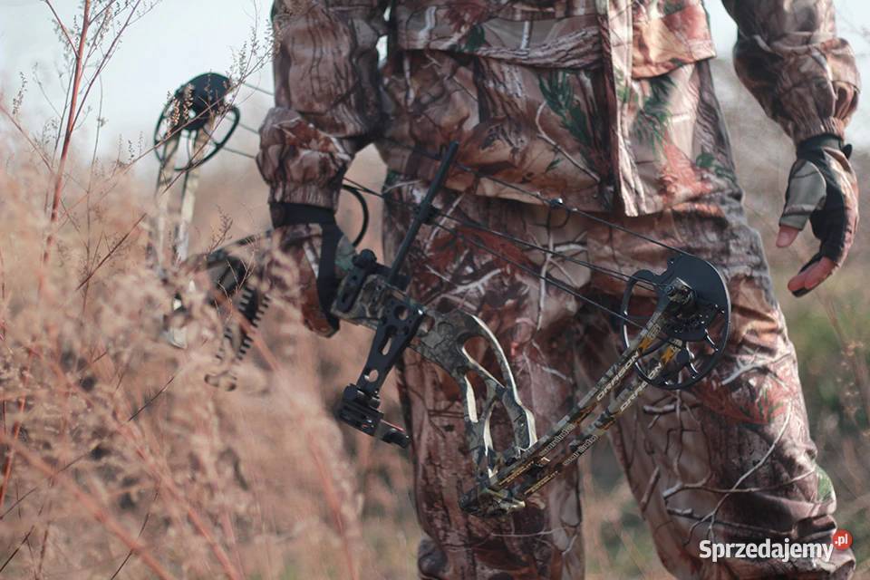 Łuk Bloczkowy myśliwski Sanlida camo Zestaw Nowy Sącz