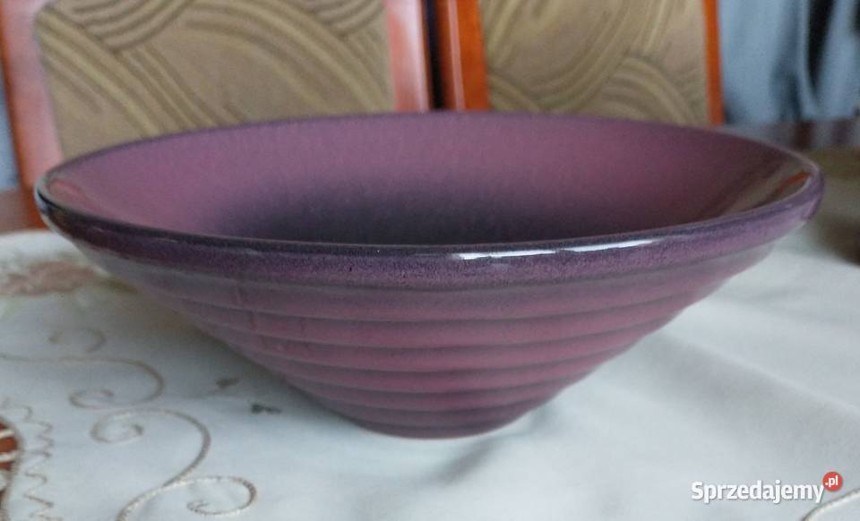 Miseczka ceramiczna fioletowa Krotoszyn