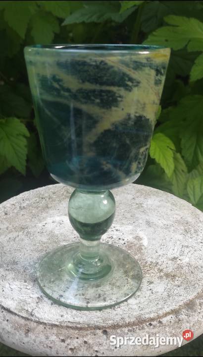 Mdina Glasskielich szklanysygnowany Pabianice