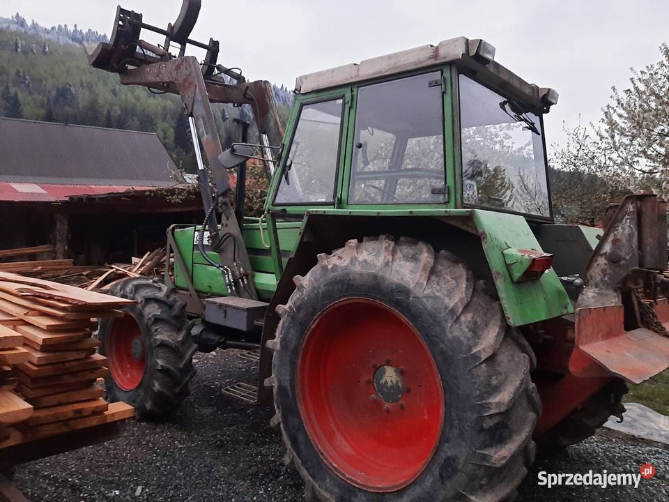 Ciągnik leśny Fendt Favorit 610 wciągarka WERNER Fendt Rolnictwo Rajcza