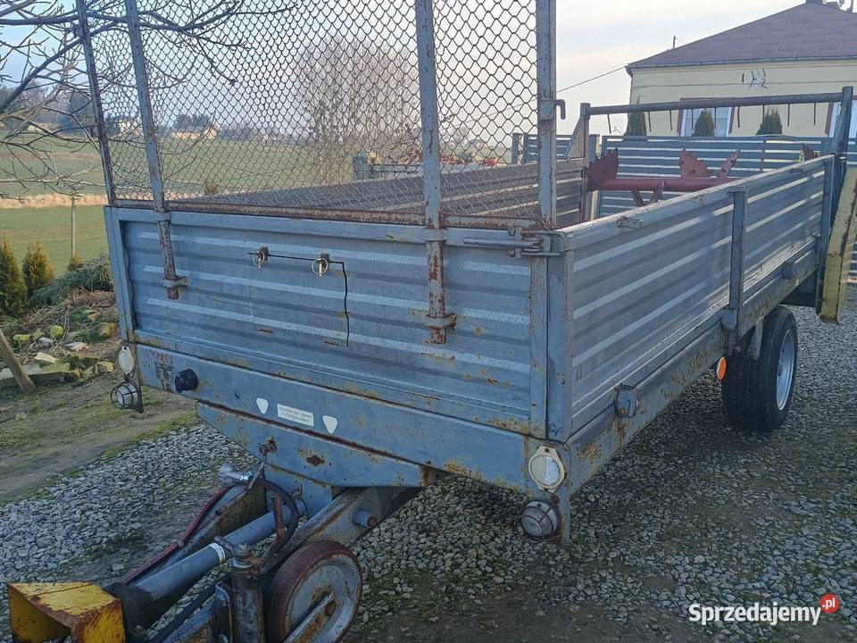 Rozrzutnik obornika jednoosiowy 35 t Czarna nieuszkodzony Izbica sprzedam