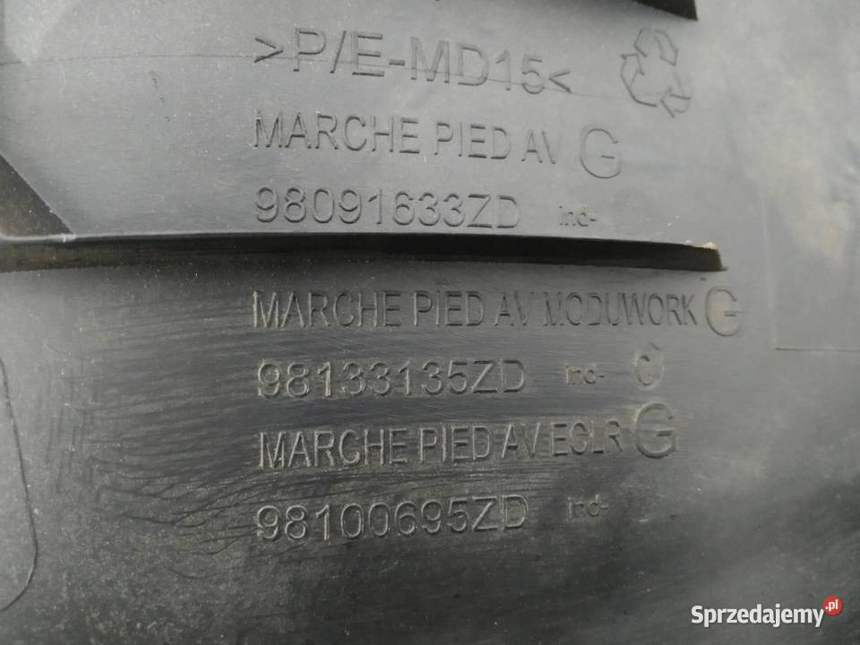 OSŁONA PROGU STOPIEŃ LEWY PRAWY PRZÓD KOMPLET sprzedam