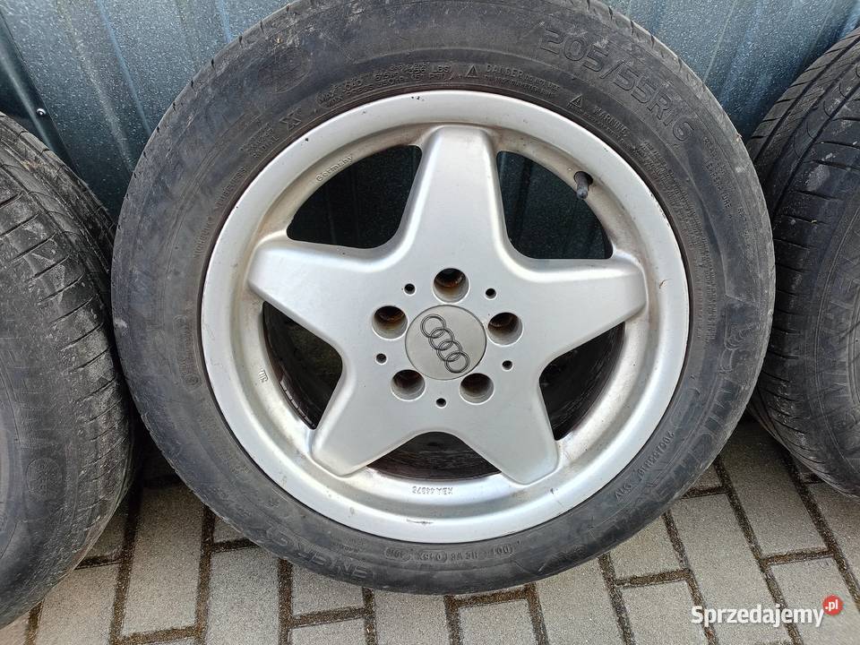 Felgi alu z oponami letnimi 205x55x16 Samochodowe Bielsk Podlaski sprzedam