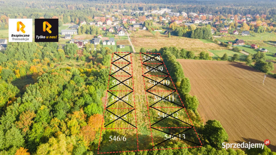 Sprzedaż gruntu 1097m2 Jantar pomorskie