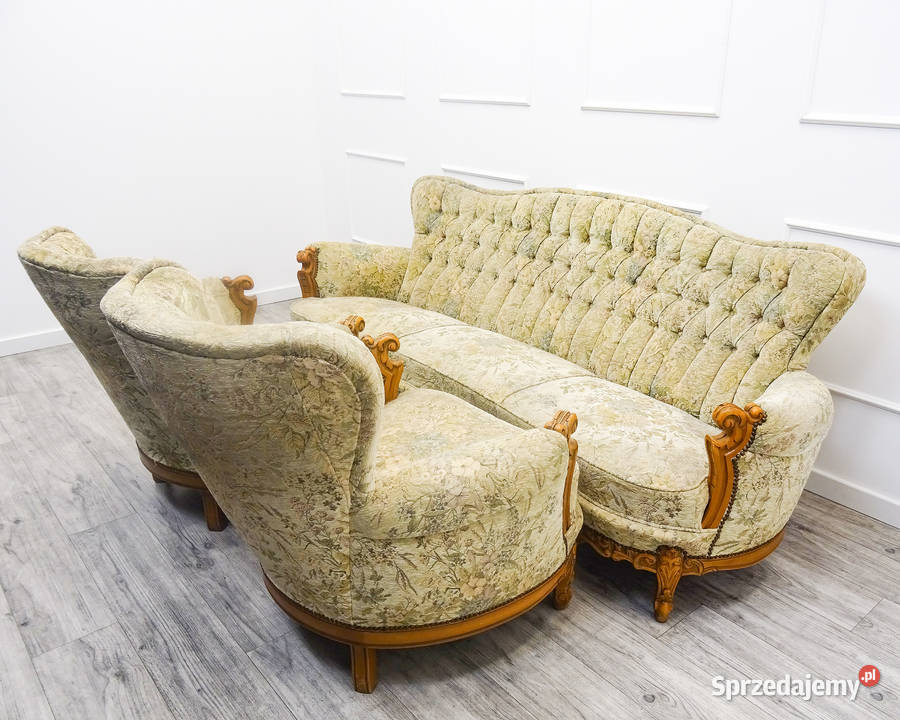 Francuski KOMPLET MEBLI do SALONU ZESTAW Ludwik wielkopolskie Kalisz