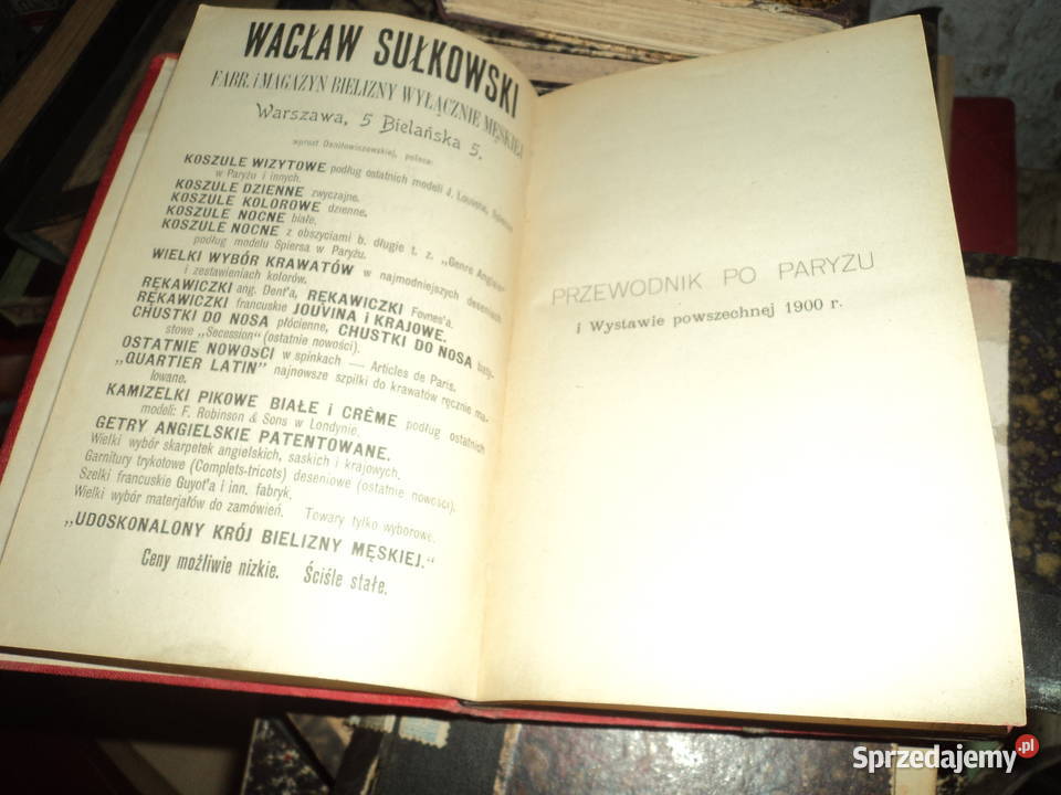 Przewodnik Paryżu I Wystawie Powszechnej 1900 Nowy Sącz
