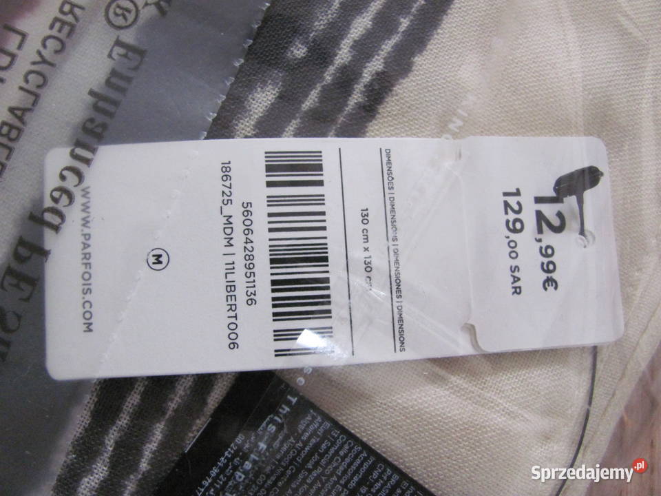 kwadratowy szalik chusta 130 x 130 apaszka lubelskie Zamość