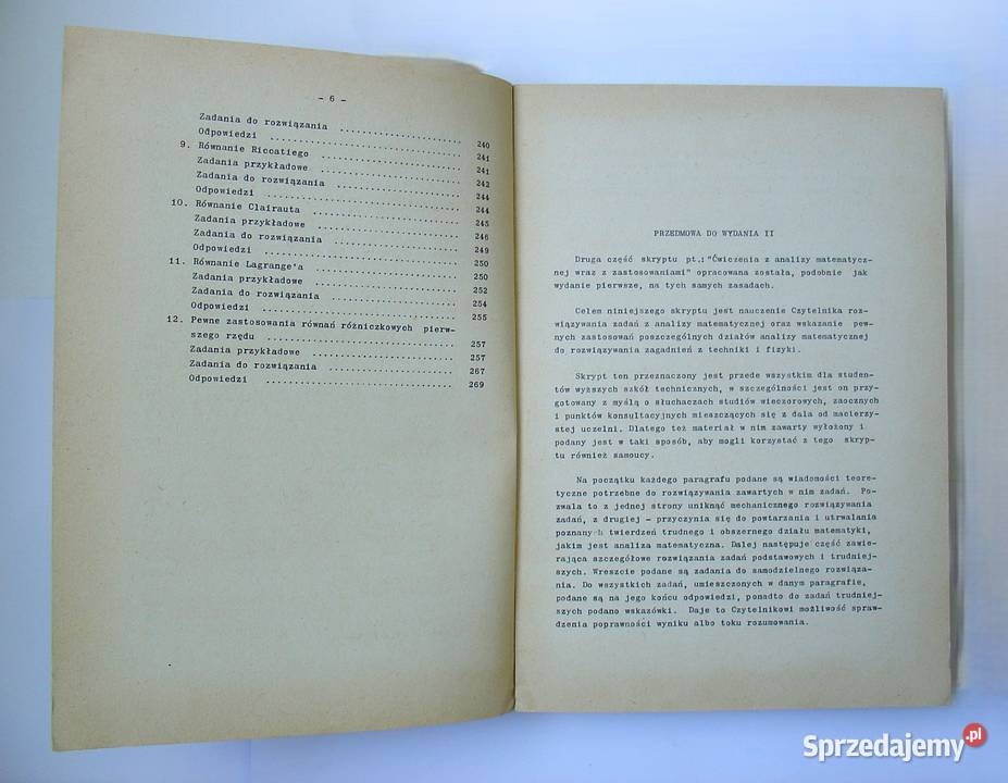 Ćwiczenia z analizy matematycznej z Rok wydania 1969 Łódź