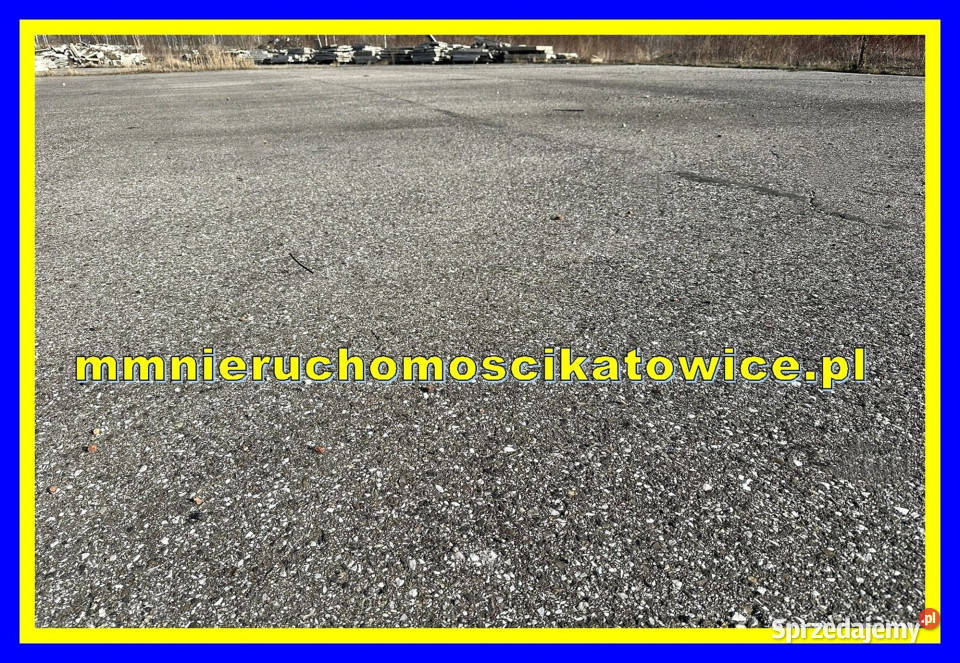 Działka utwardzona do 4000 m2 asfalt z mediami śląskie Mysłowice