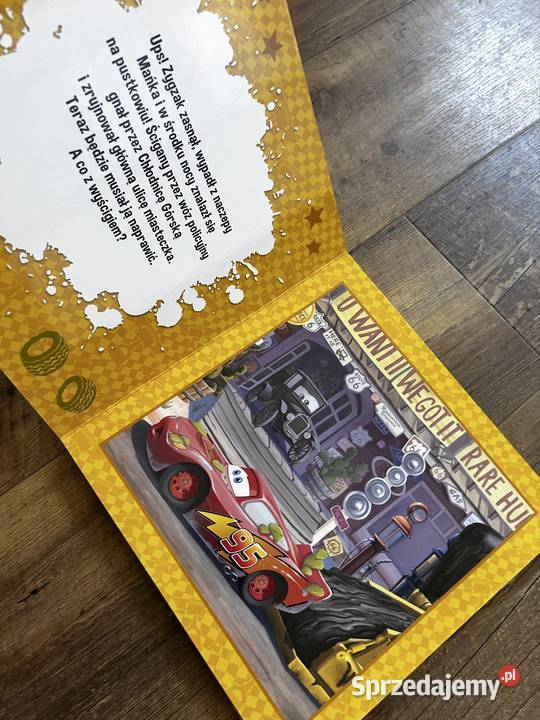 Auta zygzak Mcqueen książeczka z puzzlami Wyszków