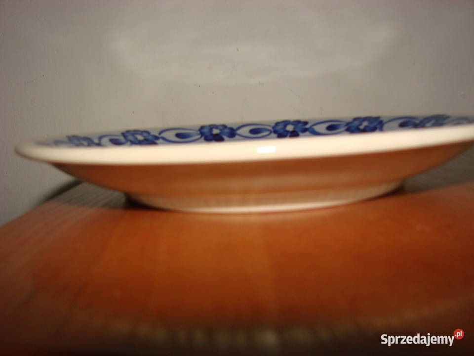 Włocławek fajansowy talerz PRL pomorskie Pruszcz Gdański