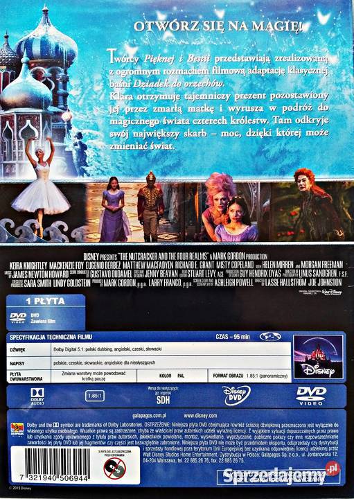 DZIADEK DO ORZECHÓW I CZTERY KRÓLESTWA DISNEY dubbing