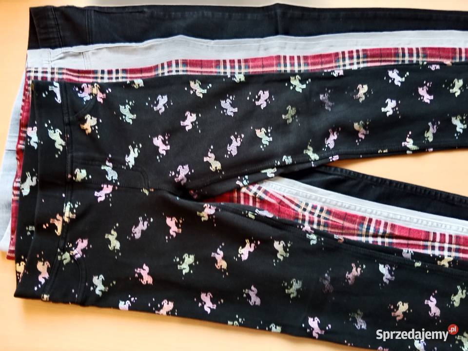 Spodnie HM zestaw rozmiar 122 kolorowy Poznań sprzedam