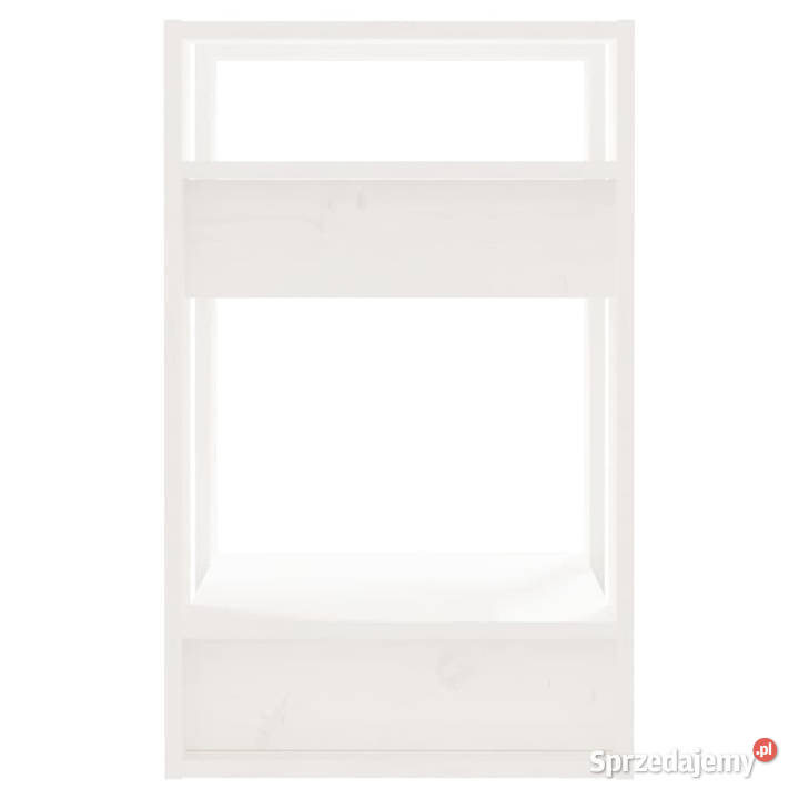 Regał na książkiprzegroda biały 41x35x57 sosnowy Regały Warszawa