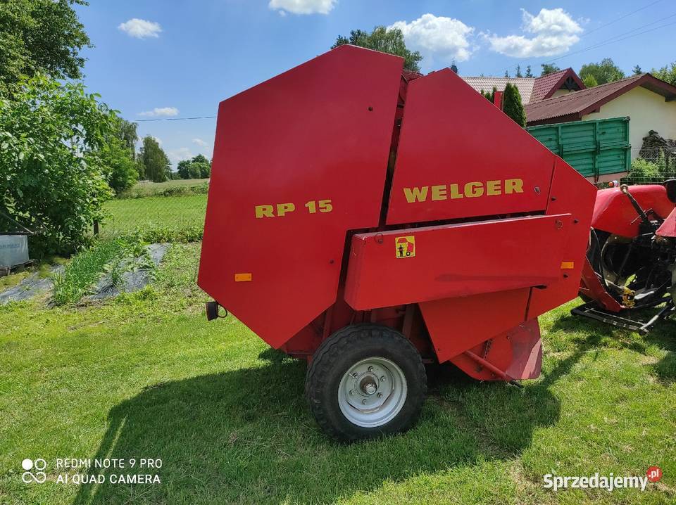 Sprzedam prasę rolującą welger RP 15
