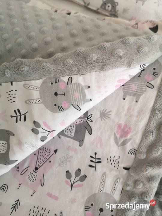 Komplet pościeli dziecięcej 3w1 dwustronny koc