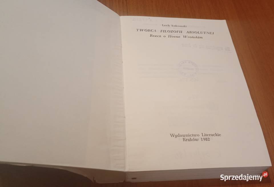 Twórca filozofii absolutnej rzecz o Hoene studia Gdańsk