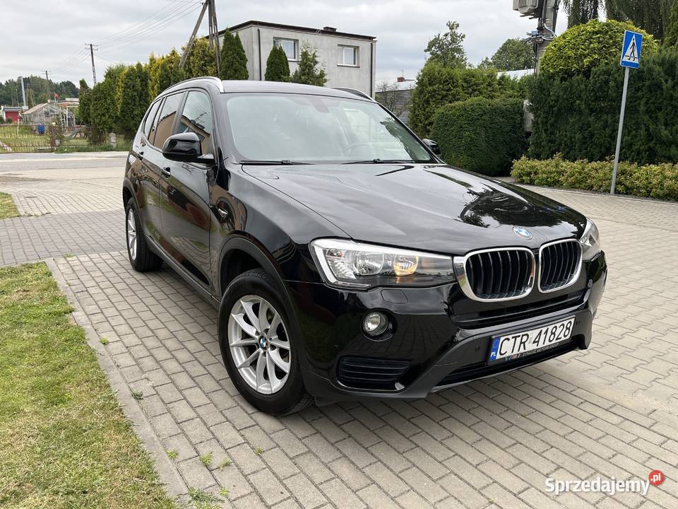 BMW X3 2017r Zadbana Czarna Prywatnie 150KM Toruń