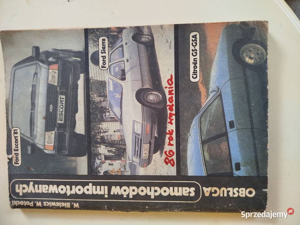 Unikatowe książki napraw samochodów 1901do 1985 lubelskie Lublin