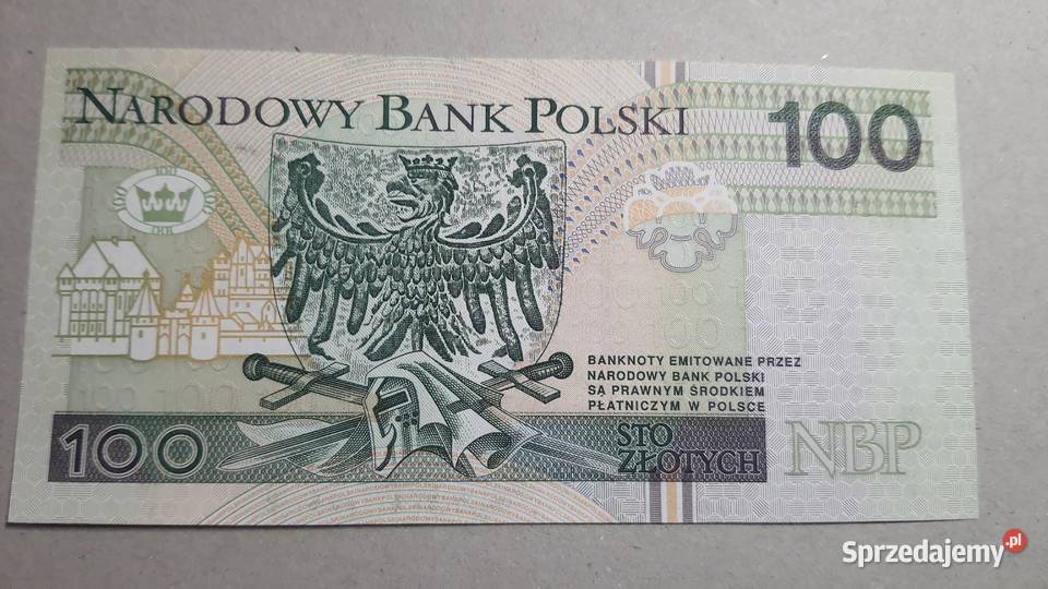 RZADKOŚĆ 100 Złotych 1994 s AA UNC mazowieckie Warszawa