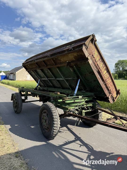 Przyczepa Rolnicza Wywrotka 6t Hl Hw 6011 Hk Thk nieuszkodzony sprzedam